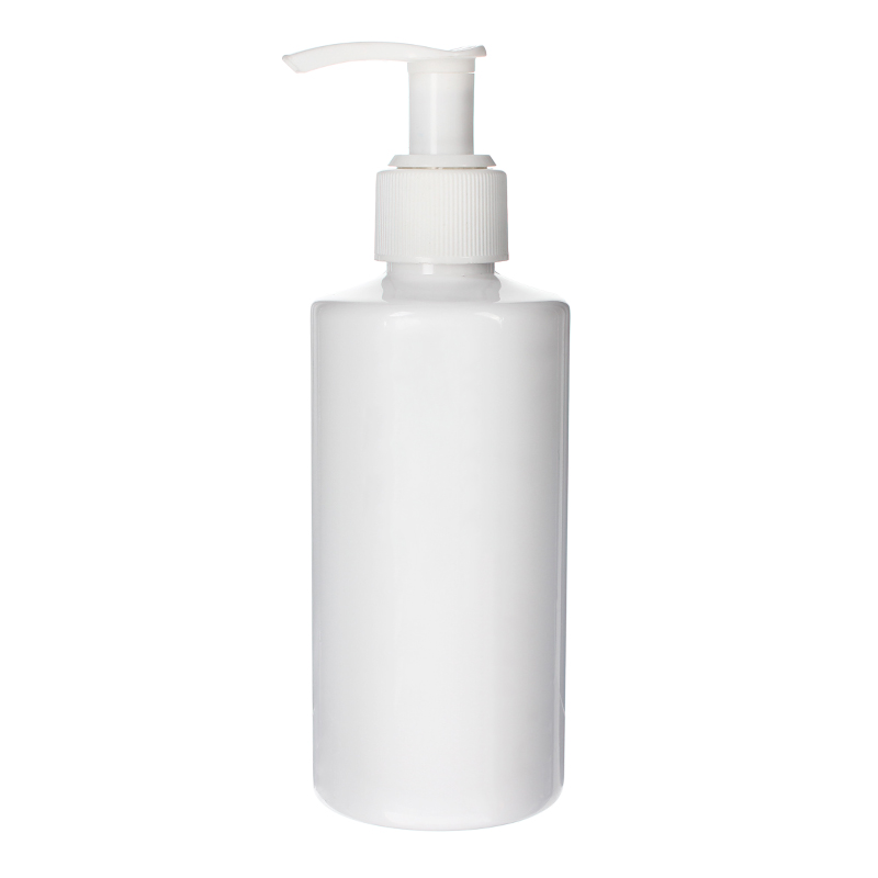 200ml White Cylinder PET Plastic Bottle 01200-2YP65M (2)