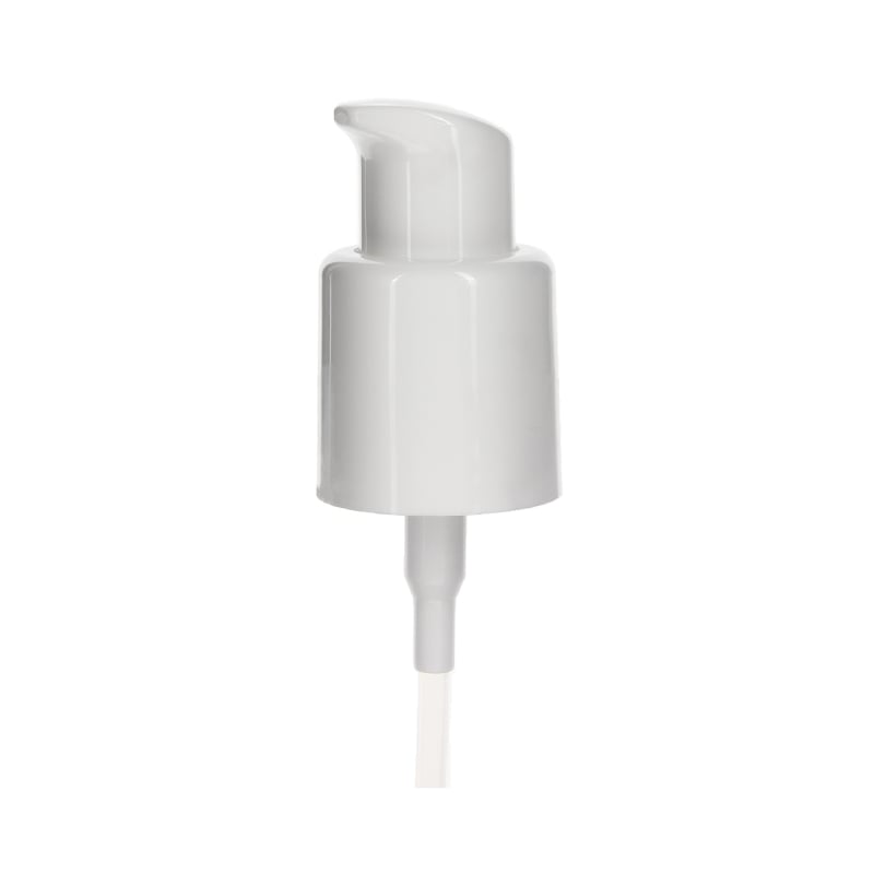 Moisturizer Pump, 20-410, White, Smooth, Lock Up, 0.25ml Output