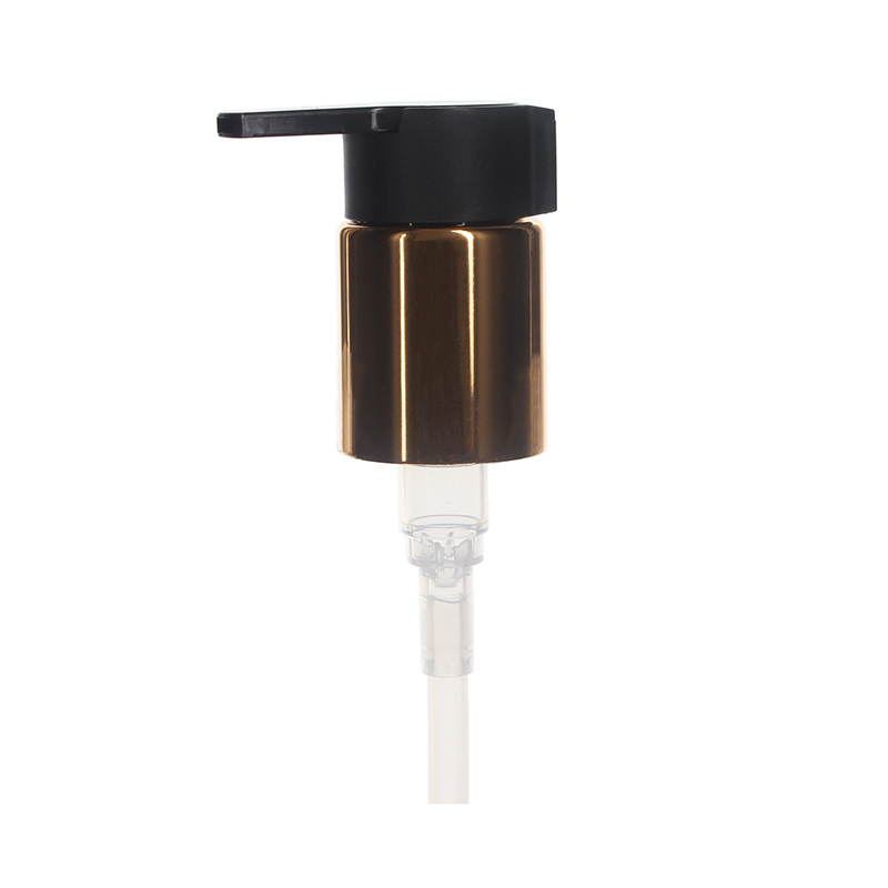 24-410 Shiny Gold Treatment Pump, 0.6 ml output, Safety Overcap-cp24c-5