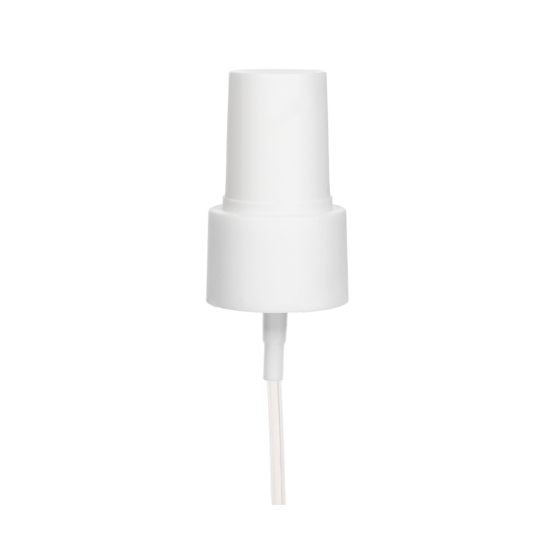 24-410 White Plastic Finger Mist Sprayer, 0.14 ml Output, Smooth Matt White, Half Overcap MS2410A-6S