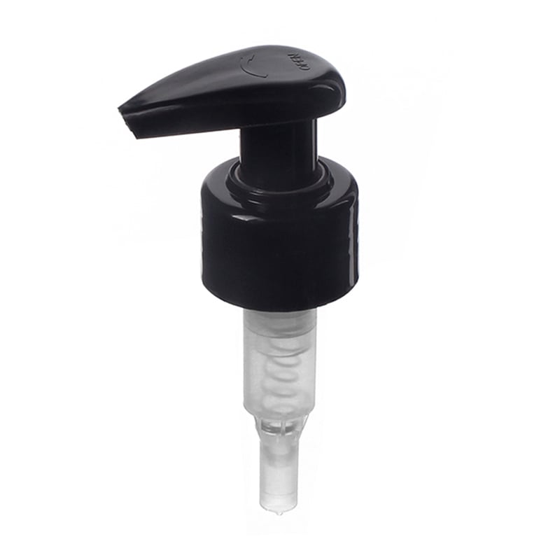 China Wholesale Black Lotion Pump Left/Right Lock Smooth 28/410 Spring Inside, 1.4ml Output - Image 2