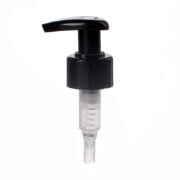 China Wholesale Black Lotion Pump Left/Right Lock Smooth 28/410 Spring Inside, 1.4ml Output