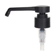 28/410 Wholesale Matte Black Smooth Long Arm Lock-Drown Lotion Pump, 2.0ml Output
