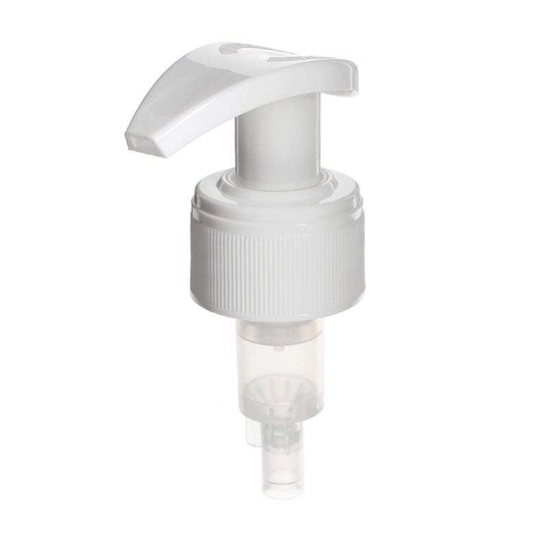 28/410 Wholesale Plastic Spring Outside White Ribbed Lock-Up Lotion Pump, 2.0ml Output - Image 2