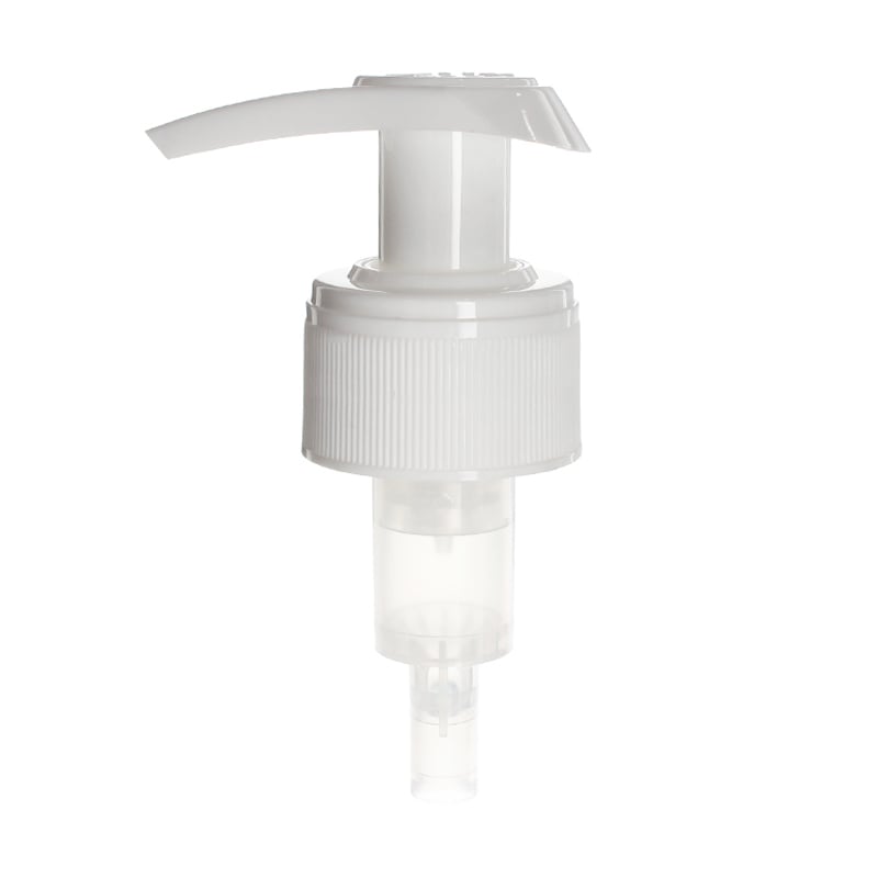 28/410 Wholesale Plastic White Ribbed Dispensing Pump Lock-Up, 2.0ml Output