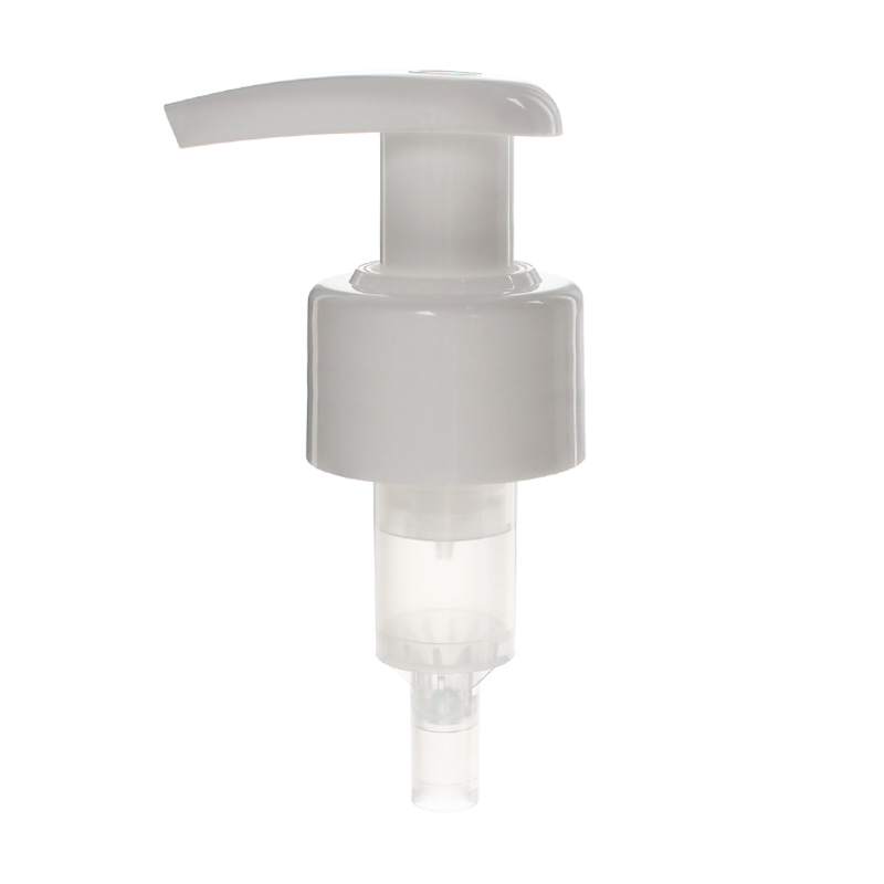 Plastic Lotion Pump, 28-410, Smooth, Lock Up, Spring Outside, White, 2ml Output - KIWL Plastic