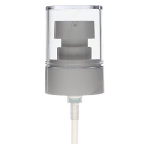 a white cleansing oil pump