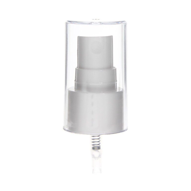 20-410 Fine Mist Sprayer- Smooth- White- Clear AS Full Hood- 0.13ml