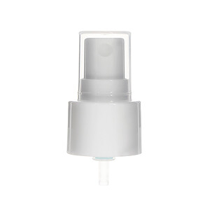 24-410 Fine Mist Sprayer- Smooth- Spring Outside- Clear PP Hood- 0.13ml