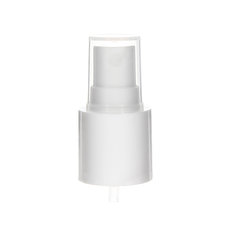 24-415 Fine Mist Sprayer- Smooth- White- Clear PP Hood- 0.13ml