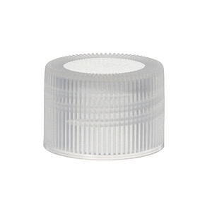 24/410 Nature Plastic Ribbed Screw Cap with Liner, Stipple Top