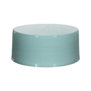 43-410 Plastic Ribbed Plain Screw Cap with Liner
