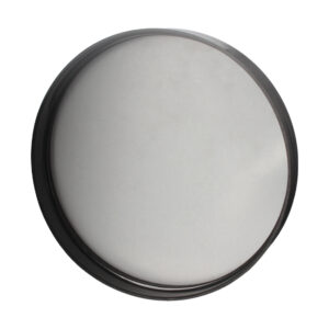 89mm 89-400 Black Plastic Smooth Plain Screw Cap with Liner - Image 2